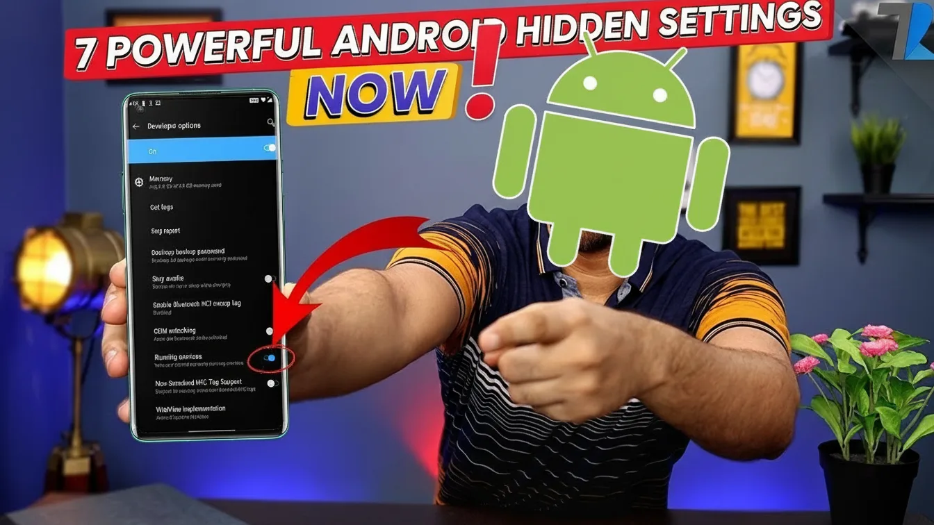 7 Hidden Android Features shown on smartphone that most users never use