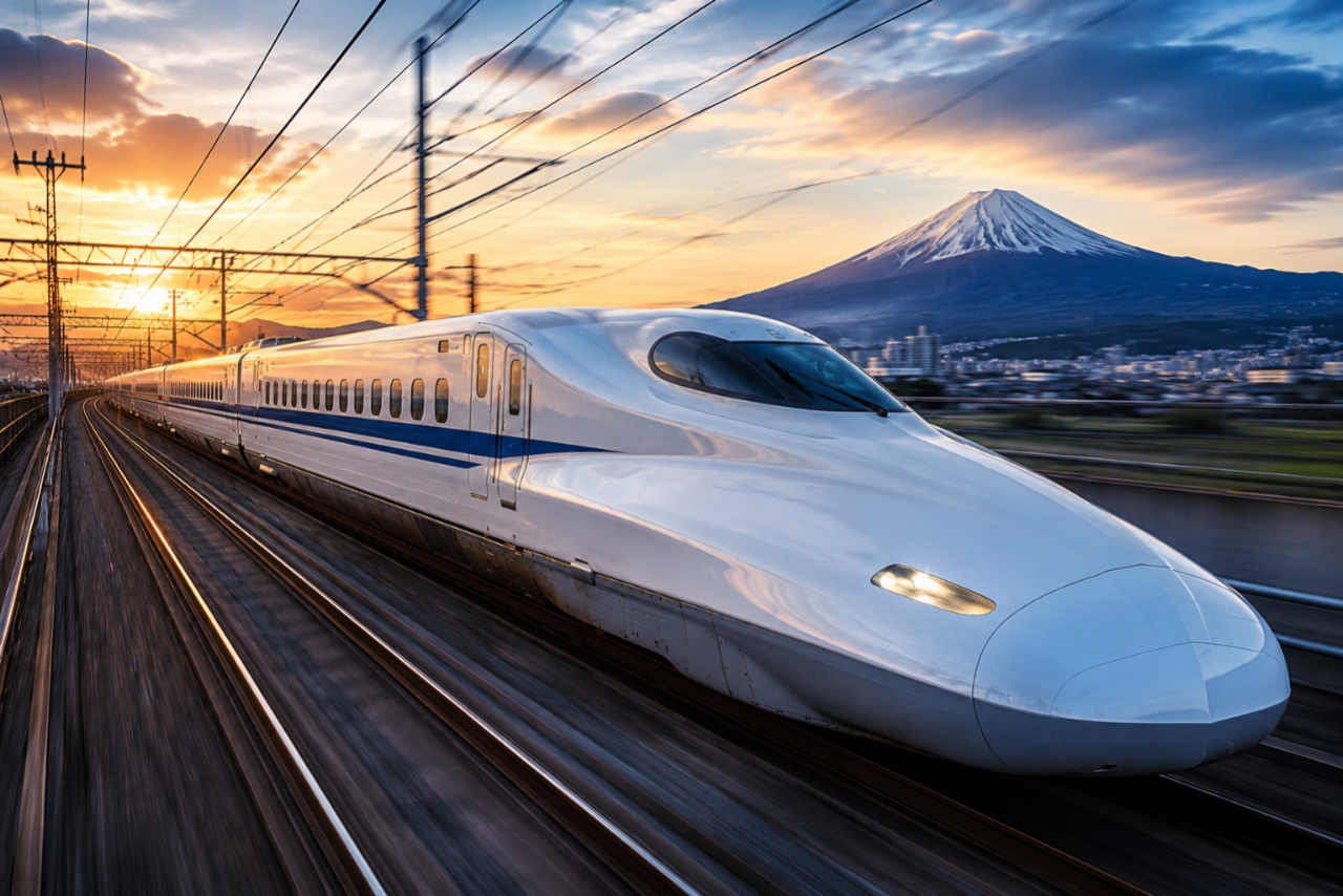 Japan Shinkansen Bullet Train