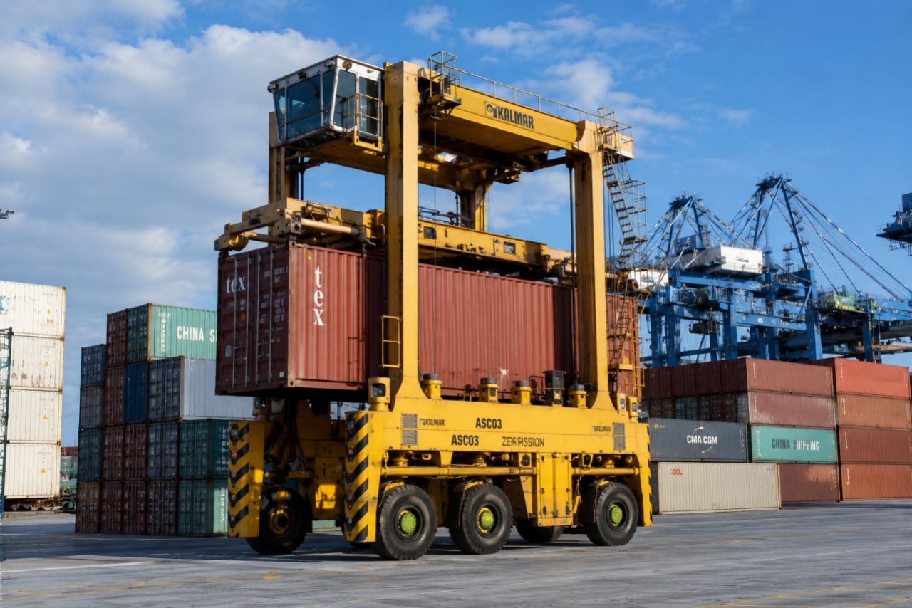 Straddle Carrier Machine