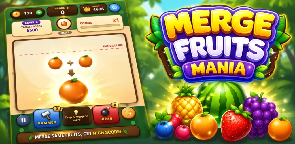 Merge Fruits Mania - Tips to High Score