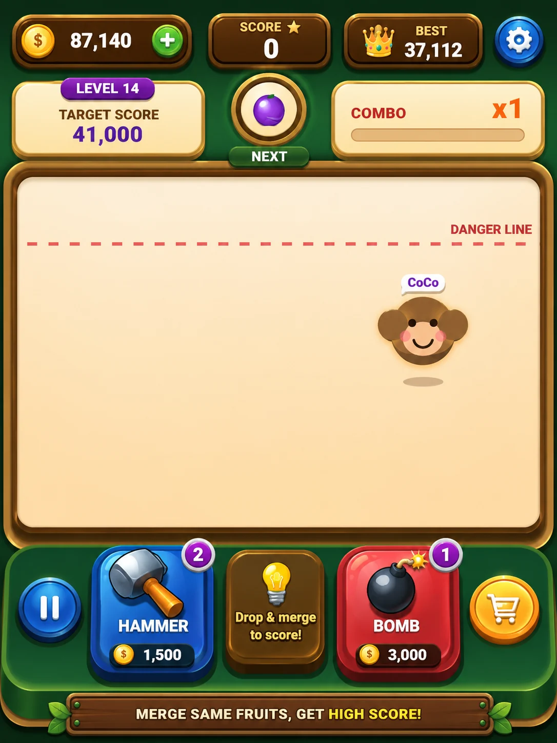 Merge Fruits Mania Gameplay