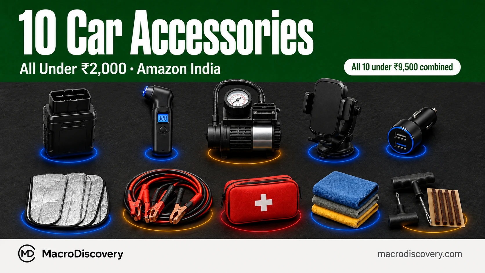 10 Best Car Accessories Under ₹2,000 on Amazon India (2026)