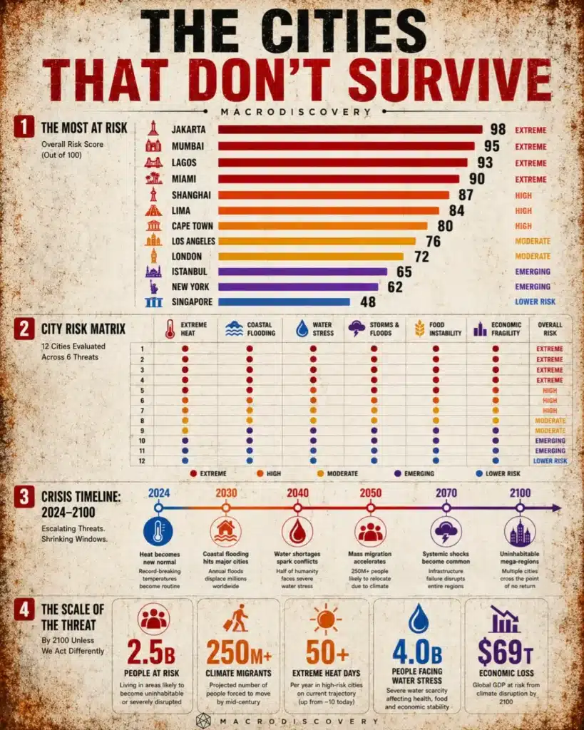 The Cities That Don't Survive the Next 100 Years