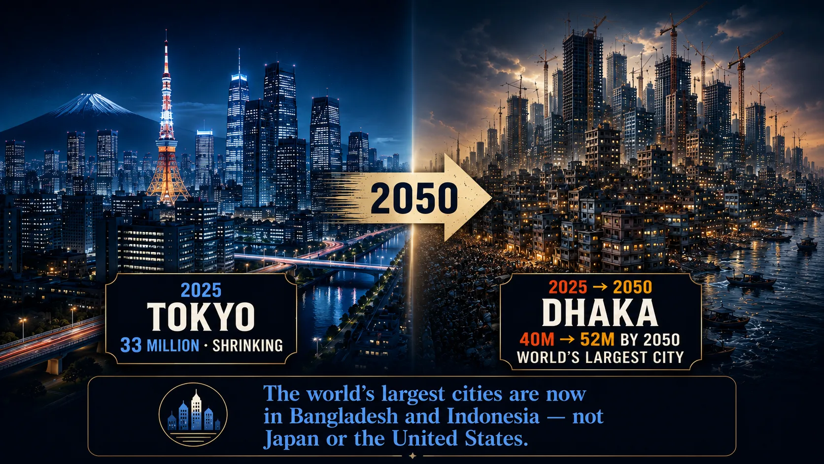 Future of Cities 2050 - Where 70% of Humanity Will Live