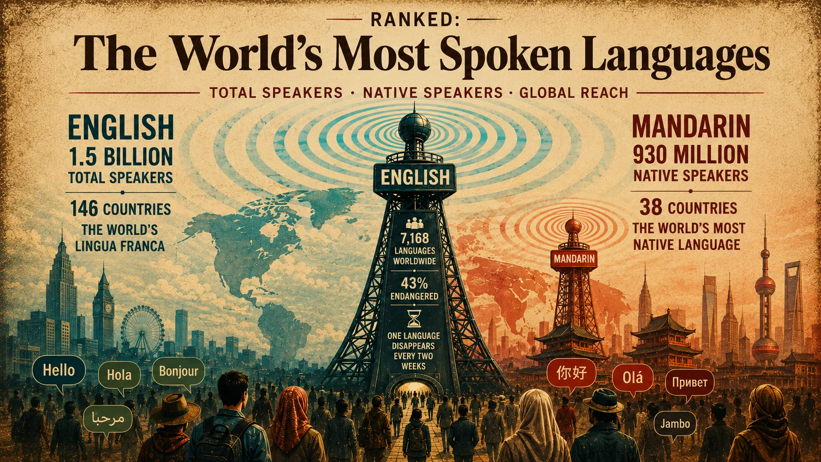 The World's Most Spoken Languages