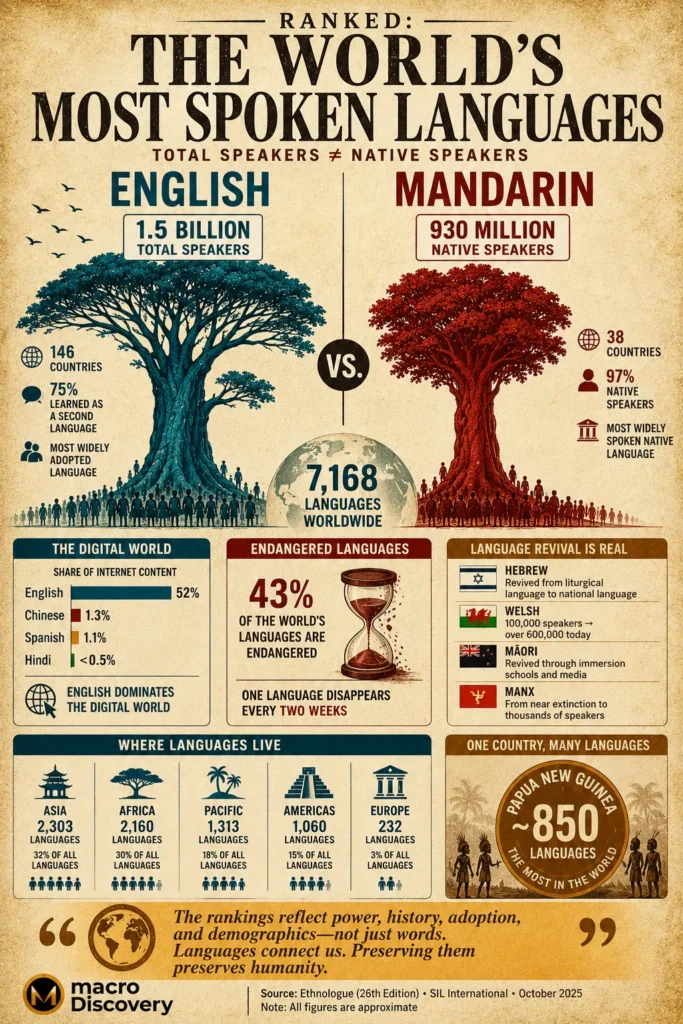 The World's Most Spoken Languages