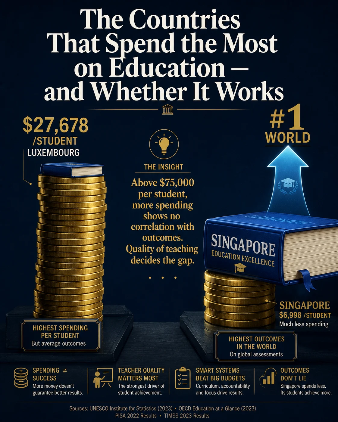 The Countries That Spend Most on Education