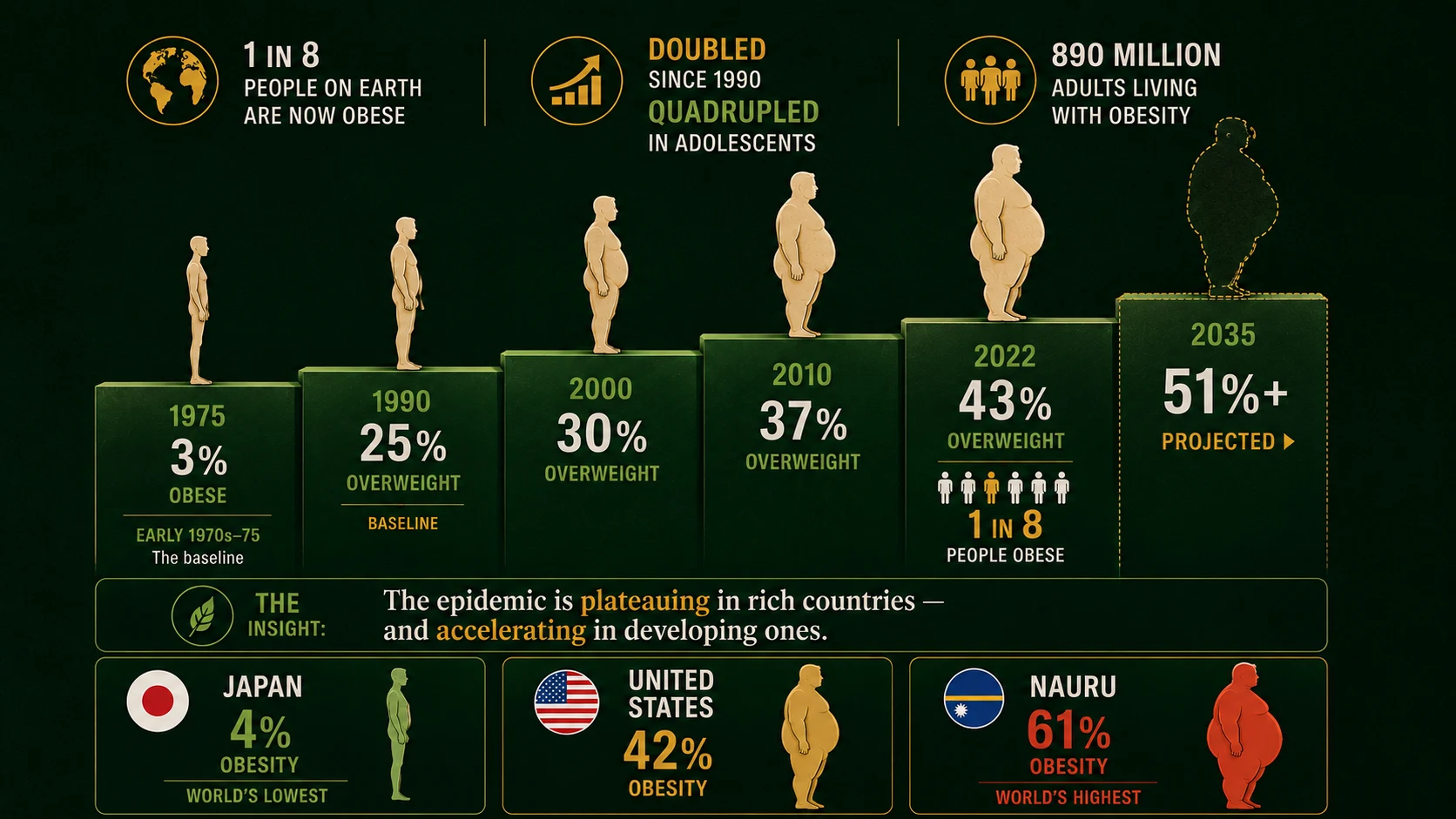 The Global Obesity Map