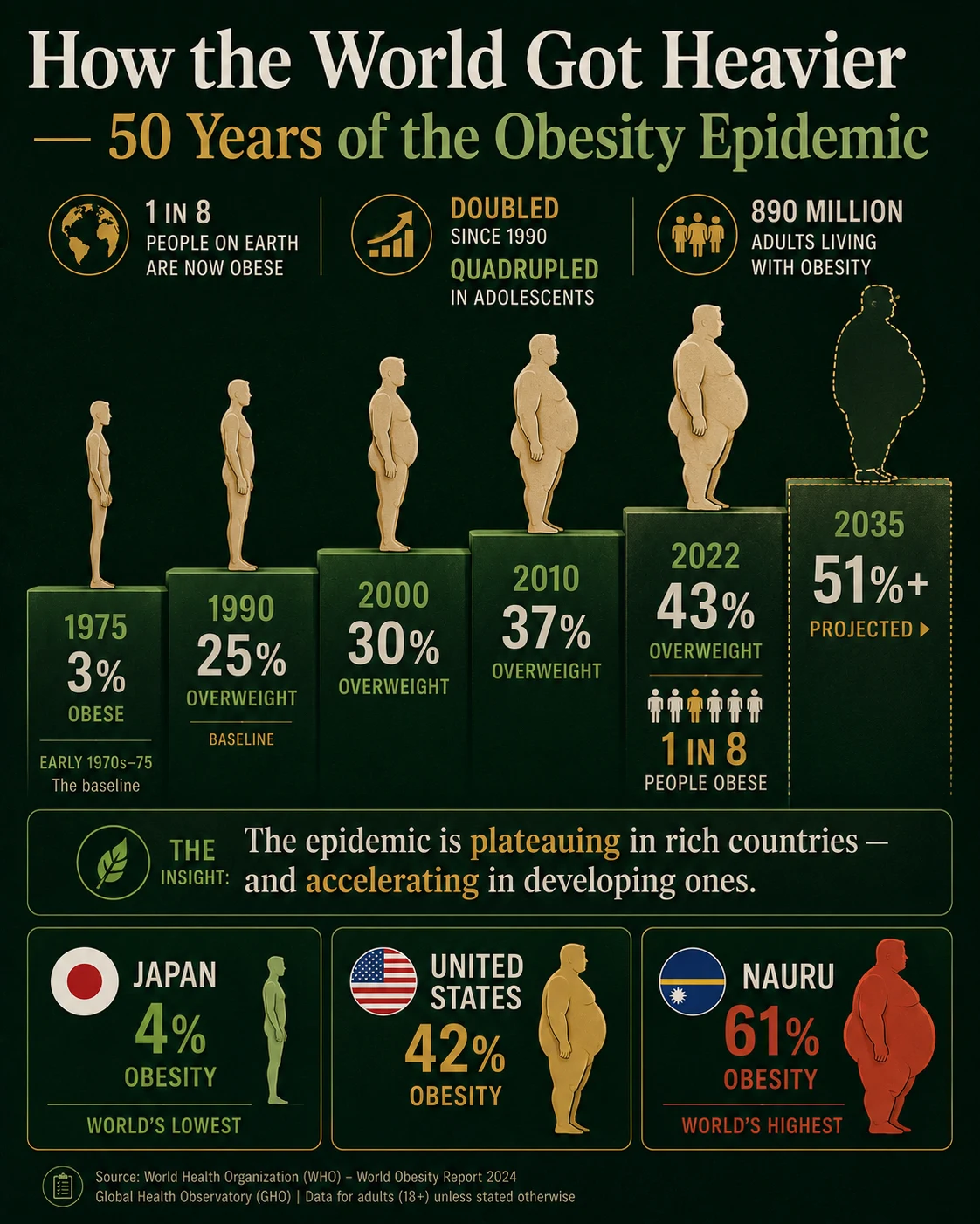 The Global Obesity Map
