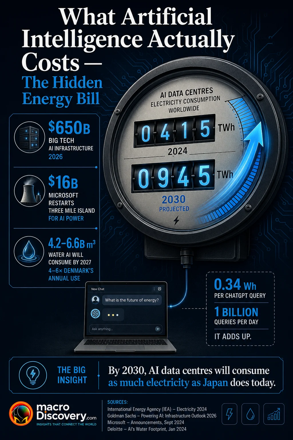 What Artificial Intelligence Actually Costs — The Hidden Energy Bill